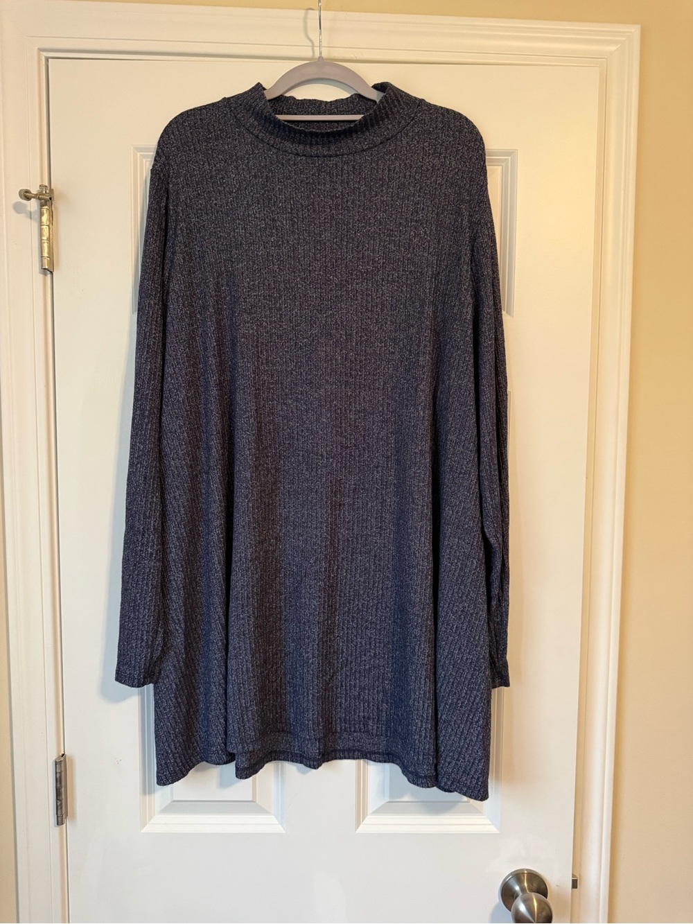 Lane Bryant Long Sleeve Ribbed Tunic Sweater